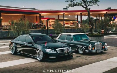 Mercedes Benz w221 airlide low lying case