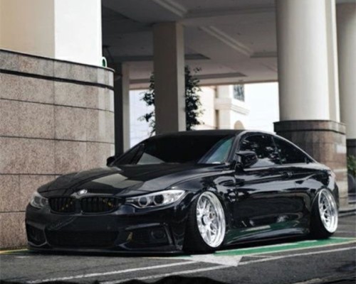 Indonesia 2014 BMW 4 Series air ride extremely low profile