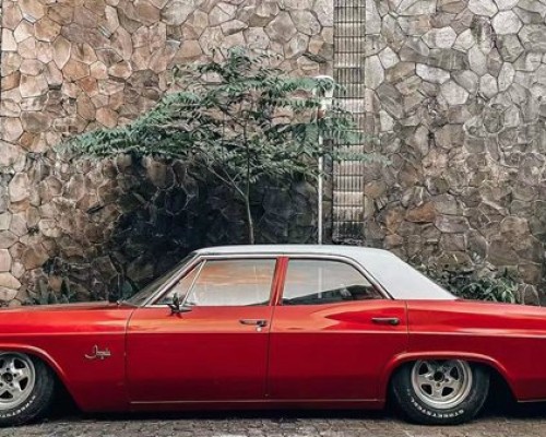 50-year-old classic car Chevrolet Malibao  airride  revived