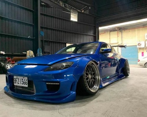 Taiwan AIRBFT Mazda RX-8 airride handsome trot