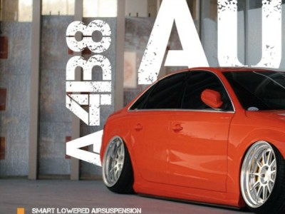 Soaring Elegance: The Audi A4 B8’s Airride Transformation
