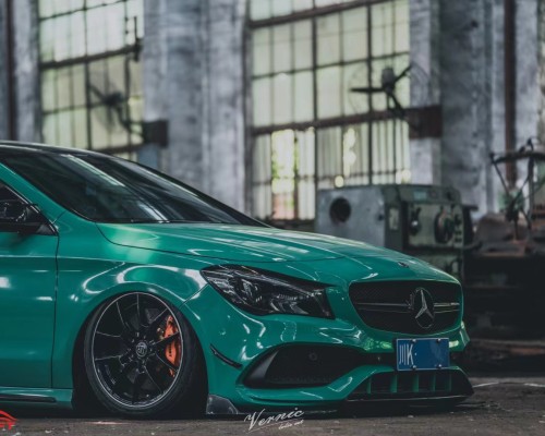 The Elegance and Performance of the Mercedes-Benz CLA  AirRide Modifications