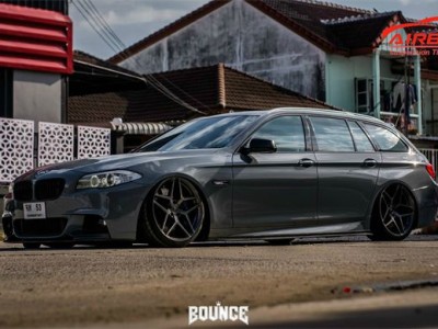 BMW 5 Series F11airbft airride, the rear trunk styling is so handsome